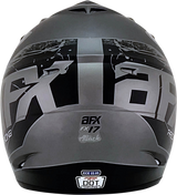 AFX FX-17 Helmet - Attack - Frost Gray/Matte Black - Large 0110-7139