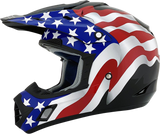 AFX FX-17 Helmet - Flag - Black - Medium 0110-2370