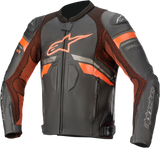 ALPINESTARS GP Plus R v3 Rideknit® Leather Jacket - Black/Red Fluo - US 46 / EU 56 3100321-1030-56