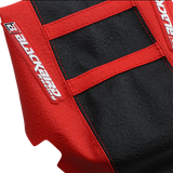 BLACKBIRD RACING Zebra Seat Cover - Black/Red - CRF 1145ZUS