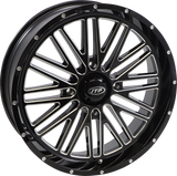 ITP Wheel - Momentum - Front/Rear - Black/Milled - 20x6.5 - 4/156 - 4+2.5 (+10 mm) 2022745731B