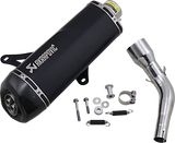 AKRAPOVIC Muffler - Black - Stainless Steel Vespa GTS/GTV S-VE3SO9-HRSSBL 1811-3941