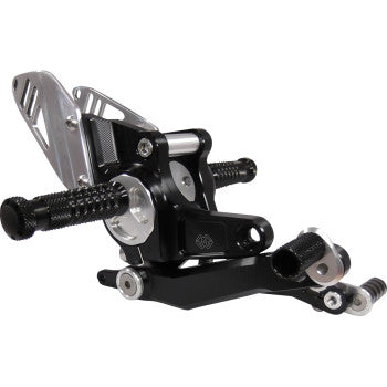 GILLES TOOLING Footrest System Rearsets  Black R nine T  2014-2016  RCT10GT-BM03-B