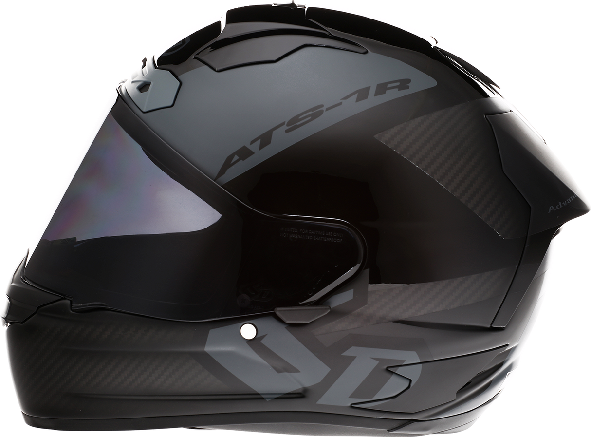 6D ATS-1R Helmet - Wyman - Black/Gray - Medium 30-0706