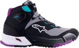 ALPINESTARS Stella CR-X Drystar® Shoes - Black/Gray/Teal/Purple - US 5 261152313705