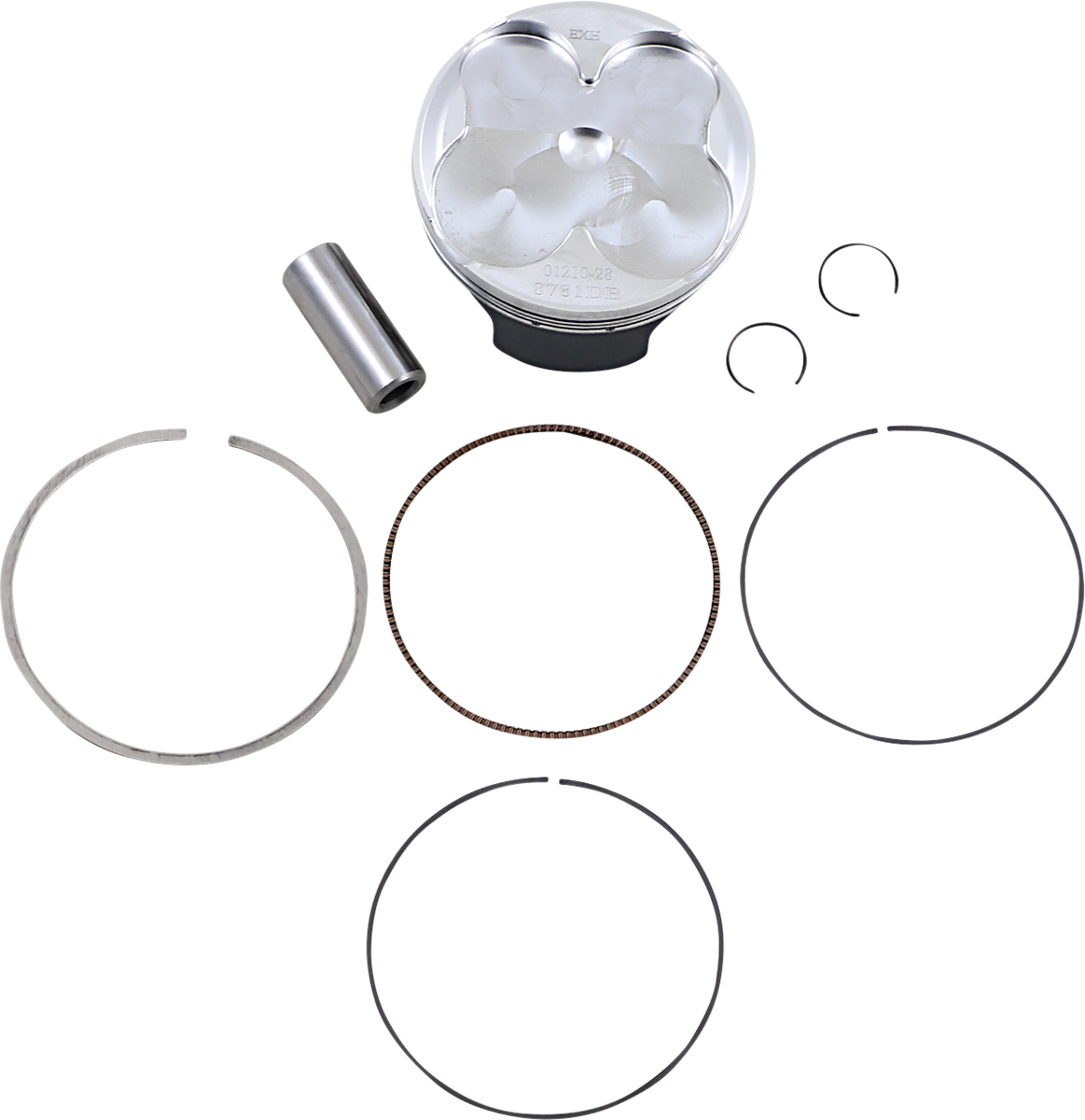 WOSSNER Piston Kit - RMZ250 - 76.97 mm 8781DB