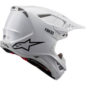 ALPINESTARS Supertech M10 Helmet - Solid - MIPS® - Gloss White - Small 8300323-2180-S
