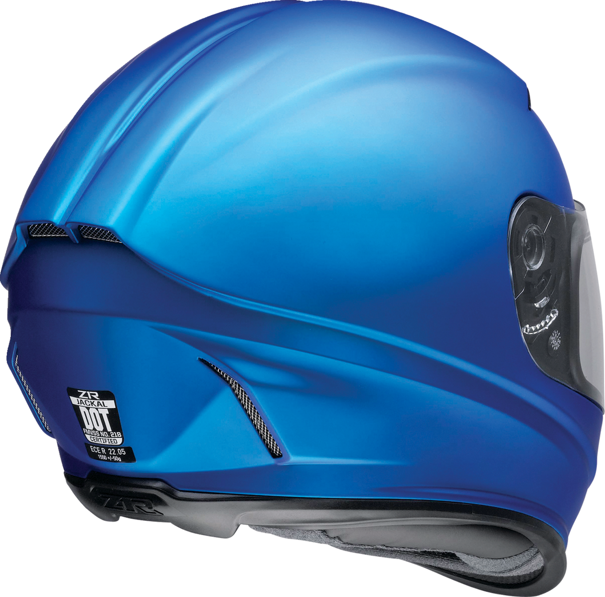 Z1R Jackal Helmet - Satin - Blue - Medium 0101-14830