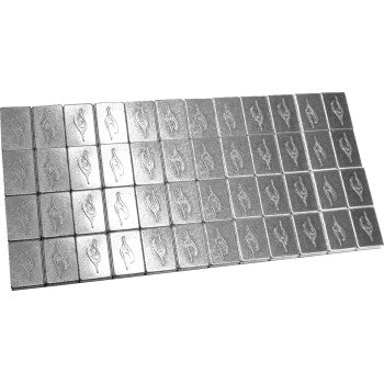 COASTAL MOTO Wheel Weights - Polished - 0.25 oz - 48 Pack WWKIT-25-12P