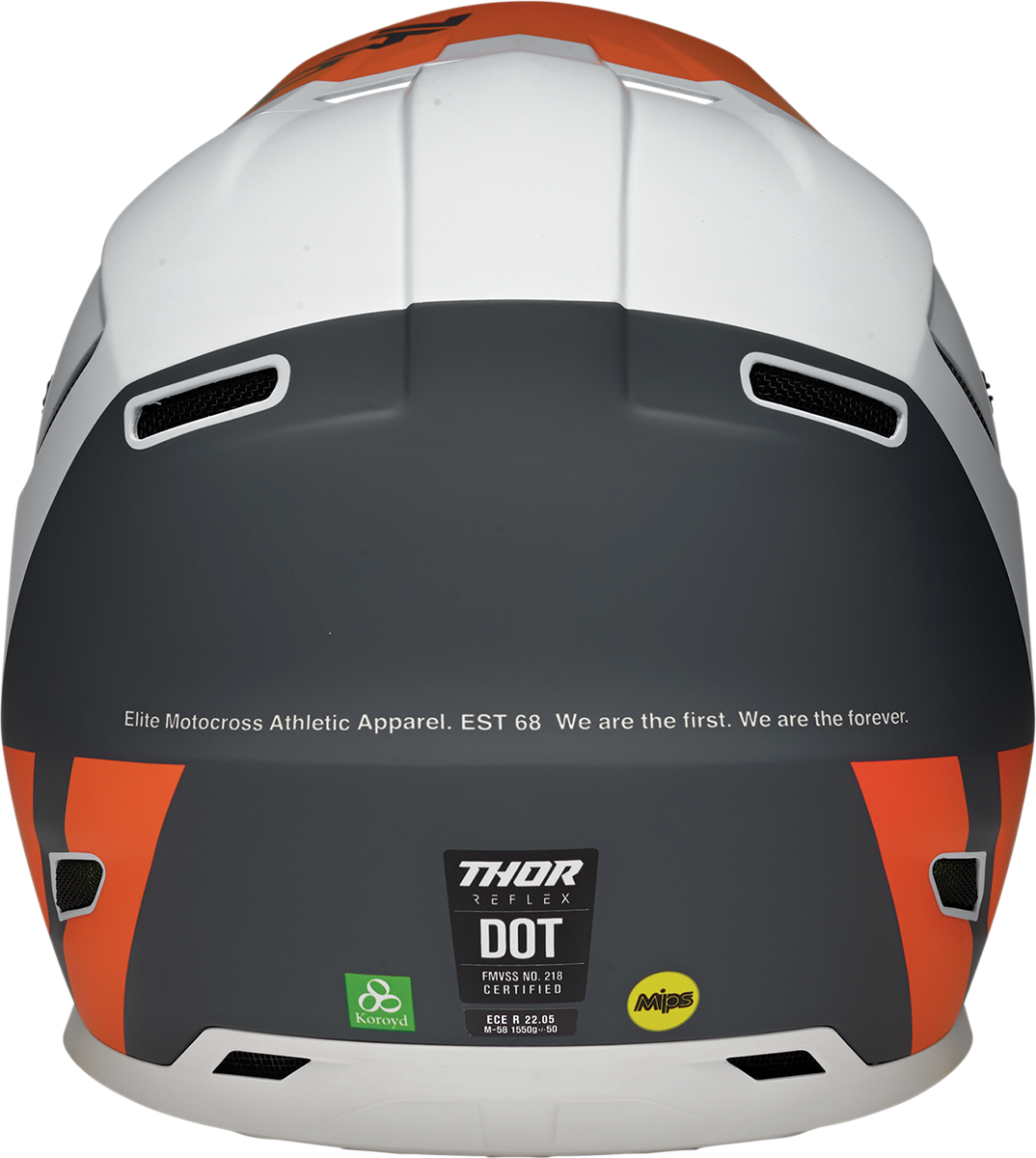 THOR Reflex Helmet - Cube - MIPS - Gray/Orange - 2XL 0110-7466