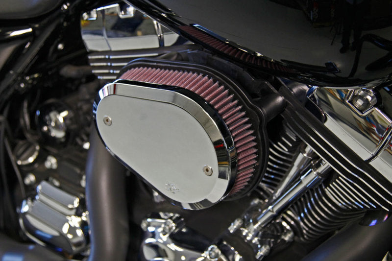 K&N Street Metal Intake System Chrome for Harley Davidson RK-3947