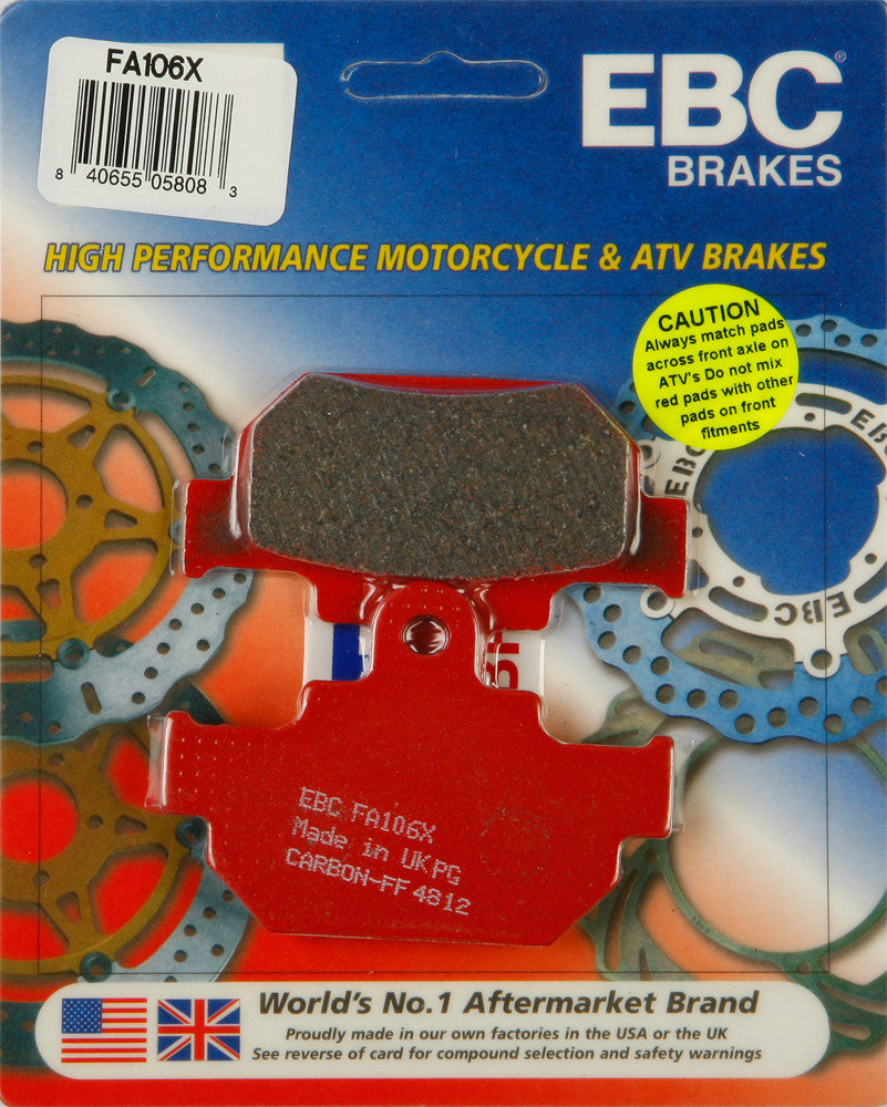 EBC Brake Pads Fa106x Carbon X Series FA106X