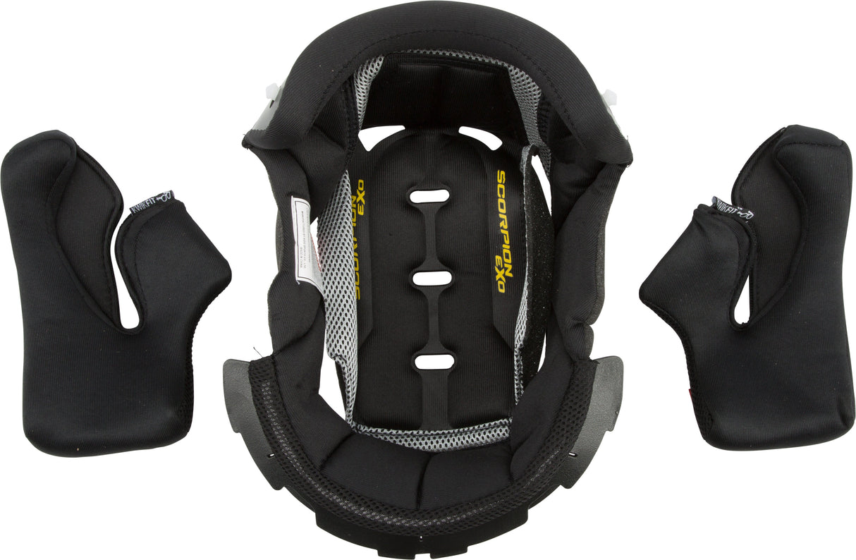 SCORPION EXO Exo-R2000 Kwikwick Ii Liner/Cheek Pad Kit Lg 20-600-05