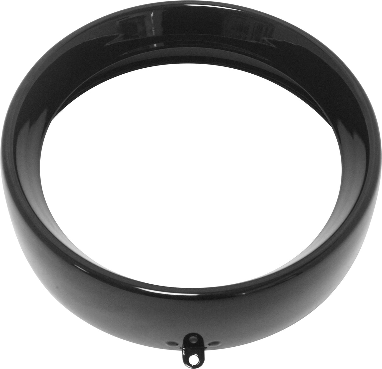 HARDDRIVE Frenched Headlight Trim Ring Black 7 Tab Style 38-048GB