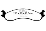 EBC 98-03 Dodge B250 B2500 Cargo 2500 Van 3/4 Ton Greenstuff Front Brake Pads DP61266