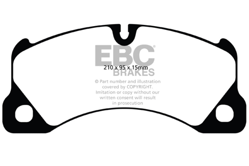 EBC 10+ Porsche Cayenne 3.0 Supercharged Hybrid Bluestuff Front Brake Pads DP51835NDX