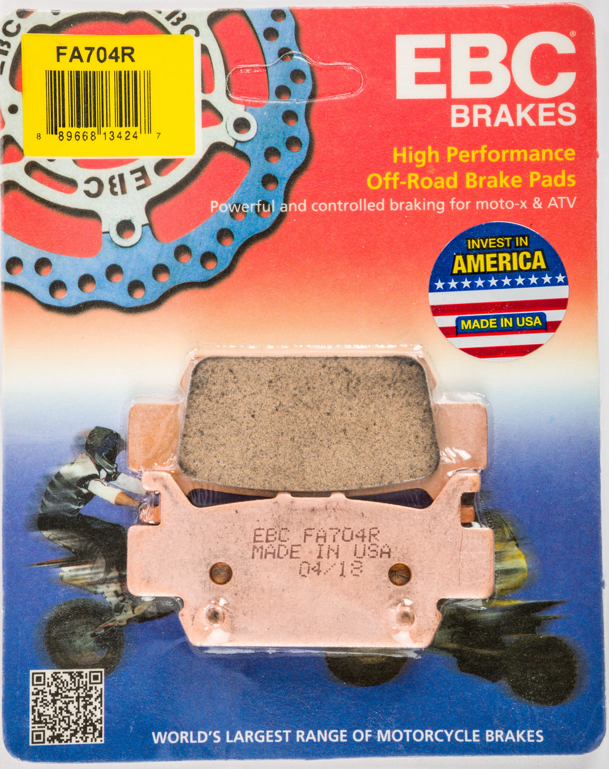 EBC Brake Pads Fa704r Sintered R Series FA704R