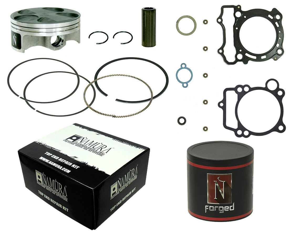 NAMURATop End Kit Hc Forged 76.95/+0.01 13.5:1 Gas/YamFX-40033-BK