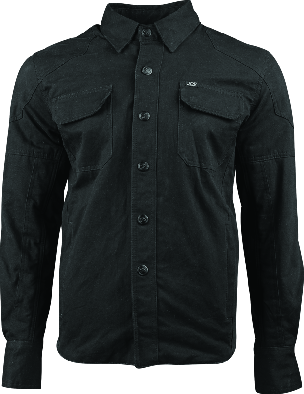 Speed and Strength Call to Arms Moto Shirt Black - Small 889524