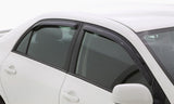 AVS 06-10 Hyundai Accent Ventvisor In-Channel Front & Rear Window Deflectors 4pc - Smoke 194422