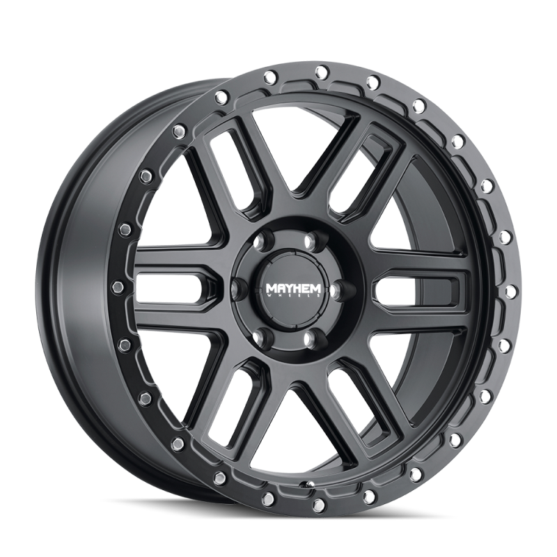 Mayhem 8304 Delta 20x9 / 6x135 BP / 0mm Offset / 87.1mm Hub Matte Black Wheel