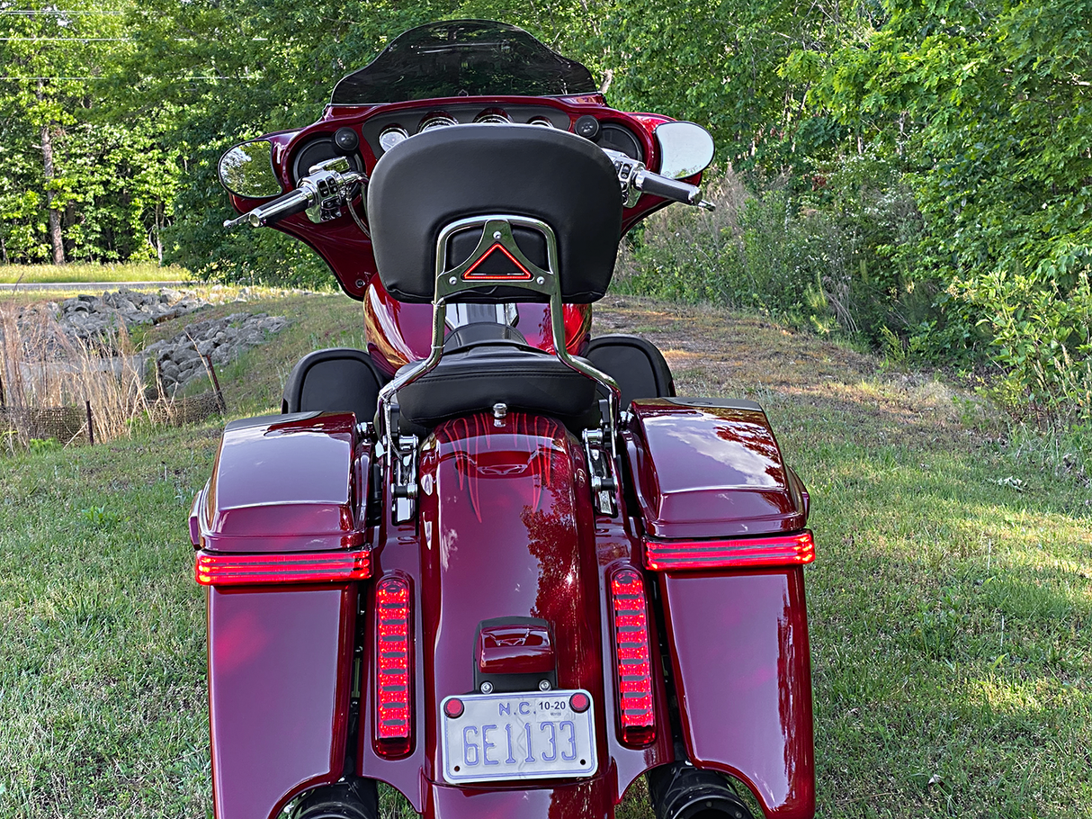 CUSTOM DYNAMICS Saddlebag Lights - BCM - Black/Red PB-SB-BCM-BR