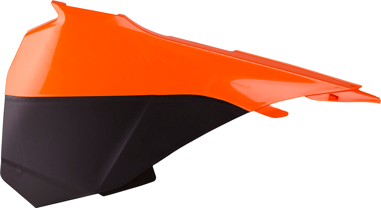 POLISPORT Airbox Cover - OEM '13 - '14/ '16 Orange/Black 8453200001