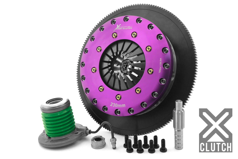 XClutch 05-10 Ford Mustang GT 4.6L 9in Triple Solid Organic Clutch Kit