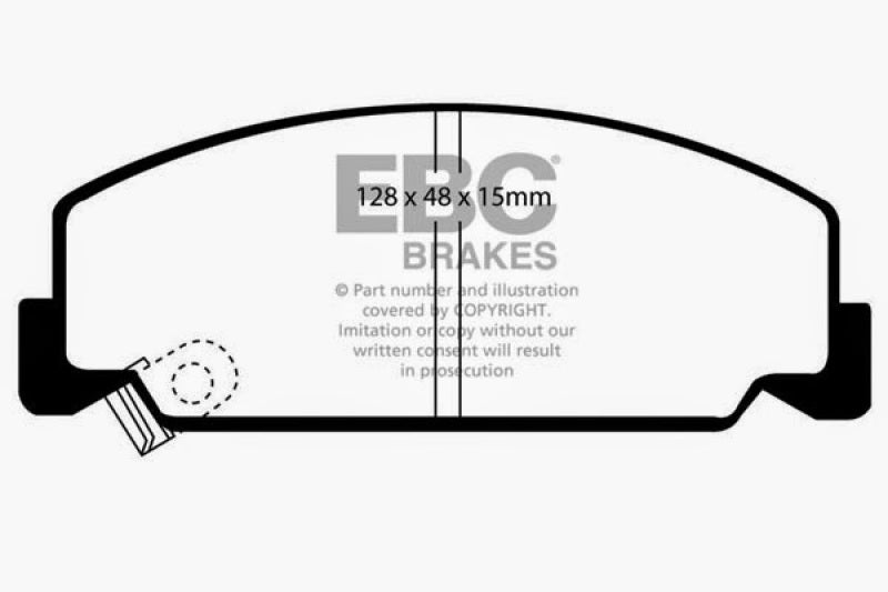 EBC 84-85 Honda Accord Sedan 1.8 Greenstuff Front Brake Pads DP2911