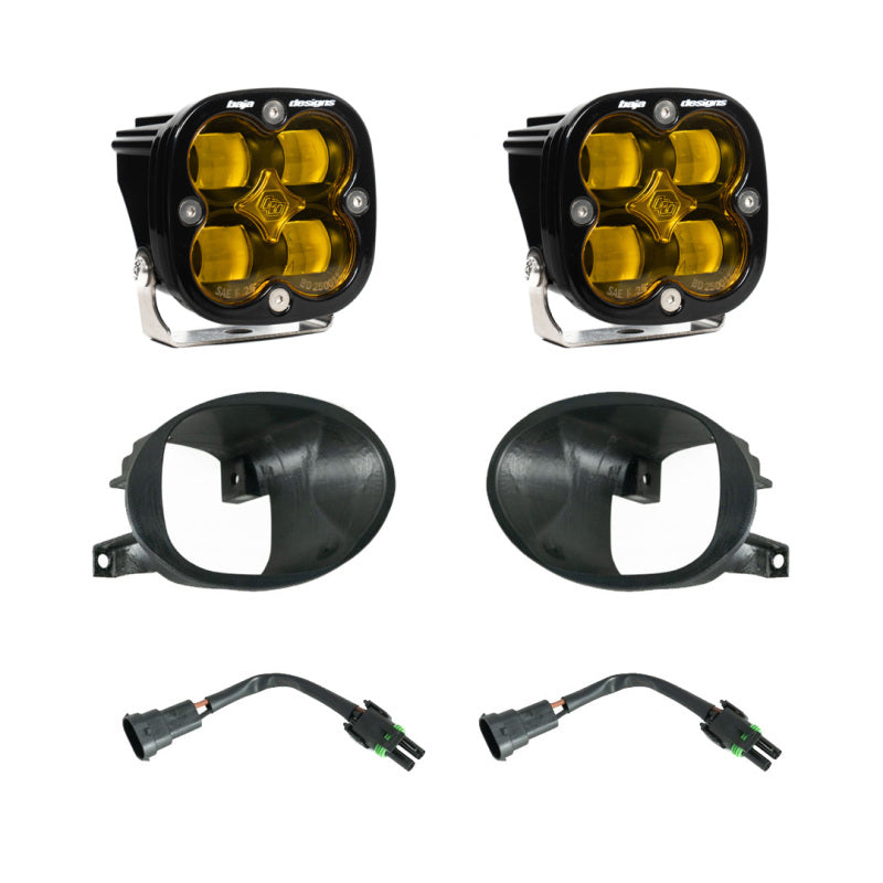 Baja Designs 19-22 Mercedes Benz Sprinter Squadron SAE Fog Pocket Light Kit - Amber 447873