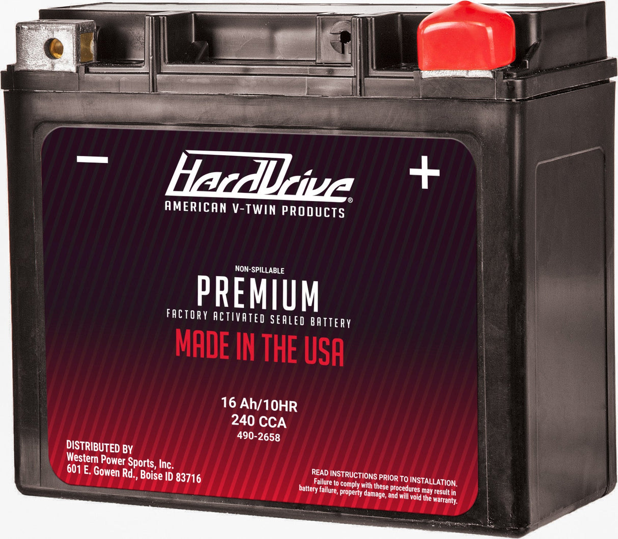 HARDDRIVE Gyz16hl / Ytx14l Premium Battery HRDM716GH