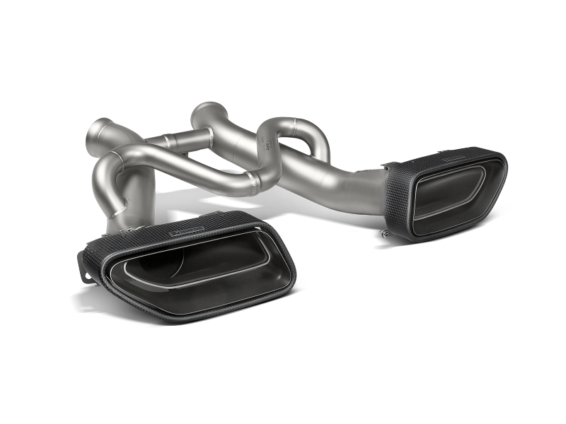 Akrapovic 14-17 McLaren 650S/650S Spyder Slip-On Line (Titanium) w/ Carbon Tips S-MC/TI/2