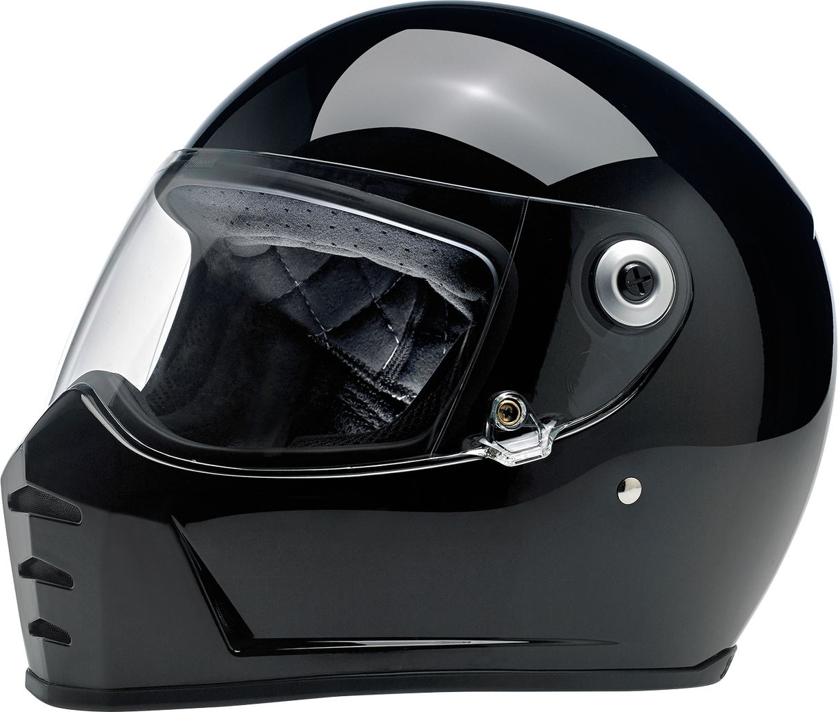 BILTWELL Lane Splitter Helmet - Gloss Black - Large 1004-101-104