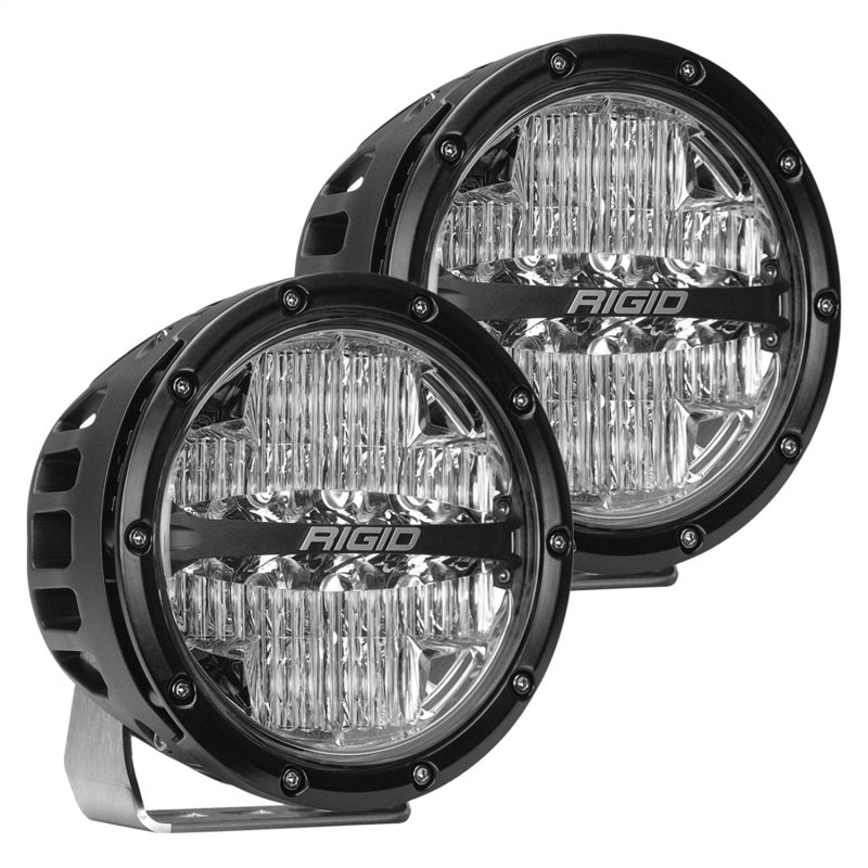 Rigid Industries 360-Series 6in LED Off-Road Drive Beam - Amber Backlight (Pair) 36206