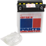 Parts Unlimited Battery - Yb12a-B Cb12a-B