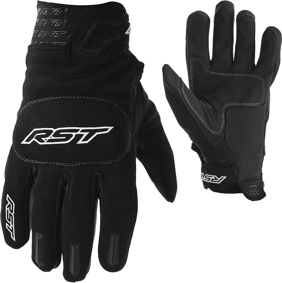 RST Rider Ce Glove Black/White Sm 102100BLK-08