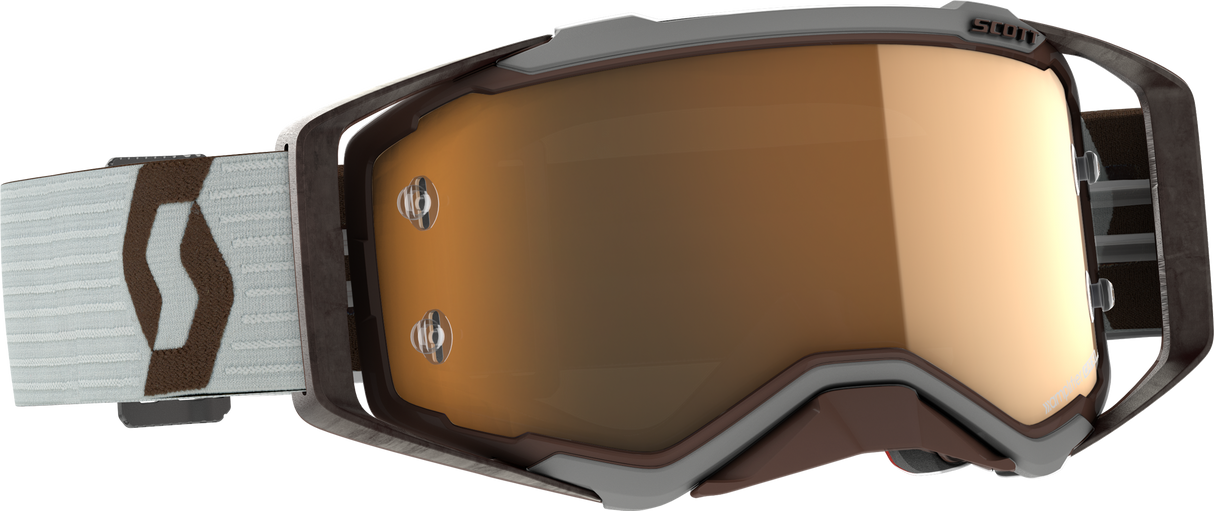 SCOTT Prospect Amplifier Goggle Grey/Brown Gold Chrome Works 285536-7430324