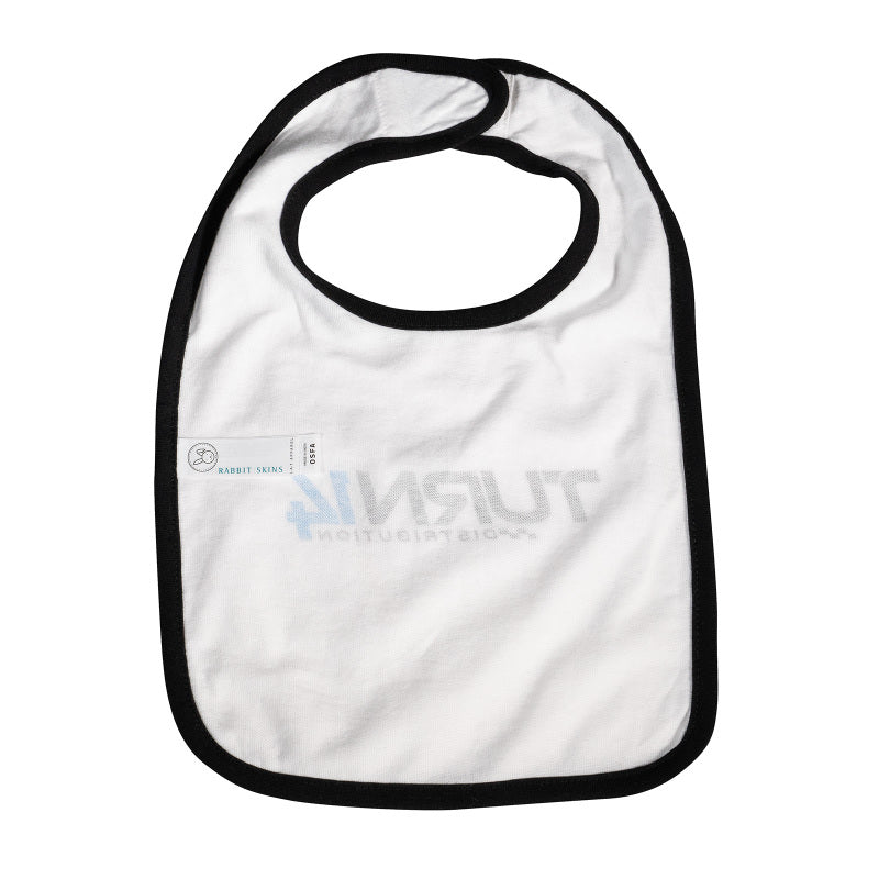 Turn 14 Distribution Baby Bib - White C9900