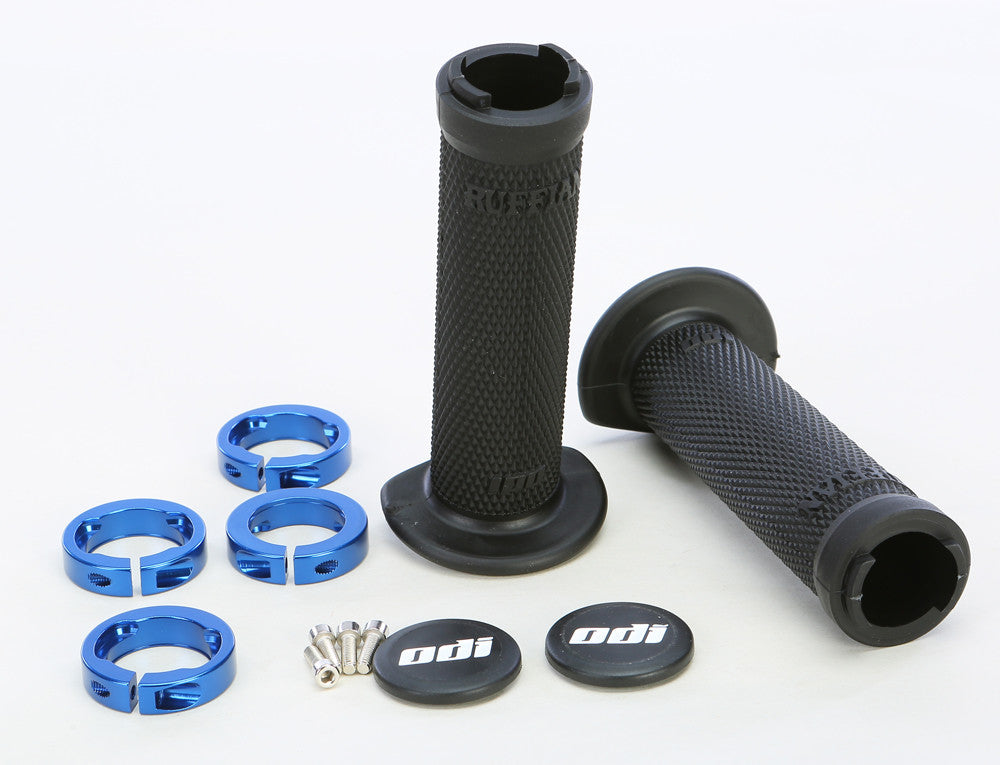 ODIAtv Ruffian Lockon Grip 130mm Black/BlueJ30RFB-U