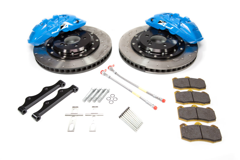 Alcon 2009+ Nissan GT-R R35 380x33mm Rotor Sky Blue 4 Piston Caliper RC4 Rear Axle Kit BKR6959B05