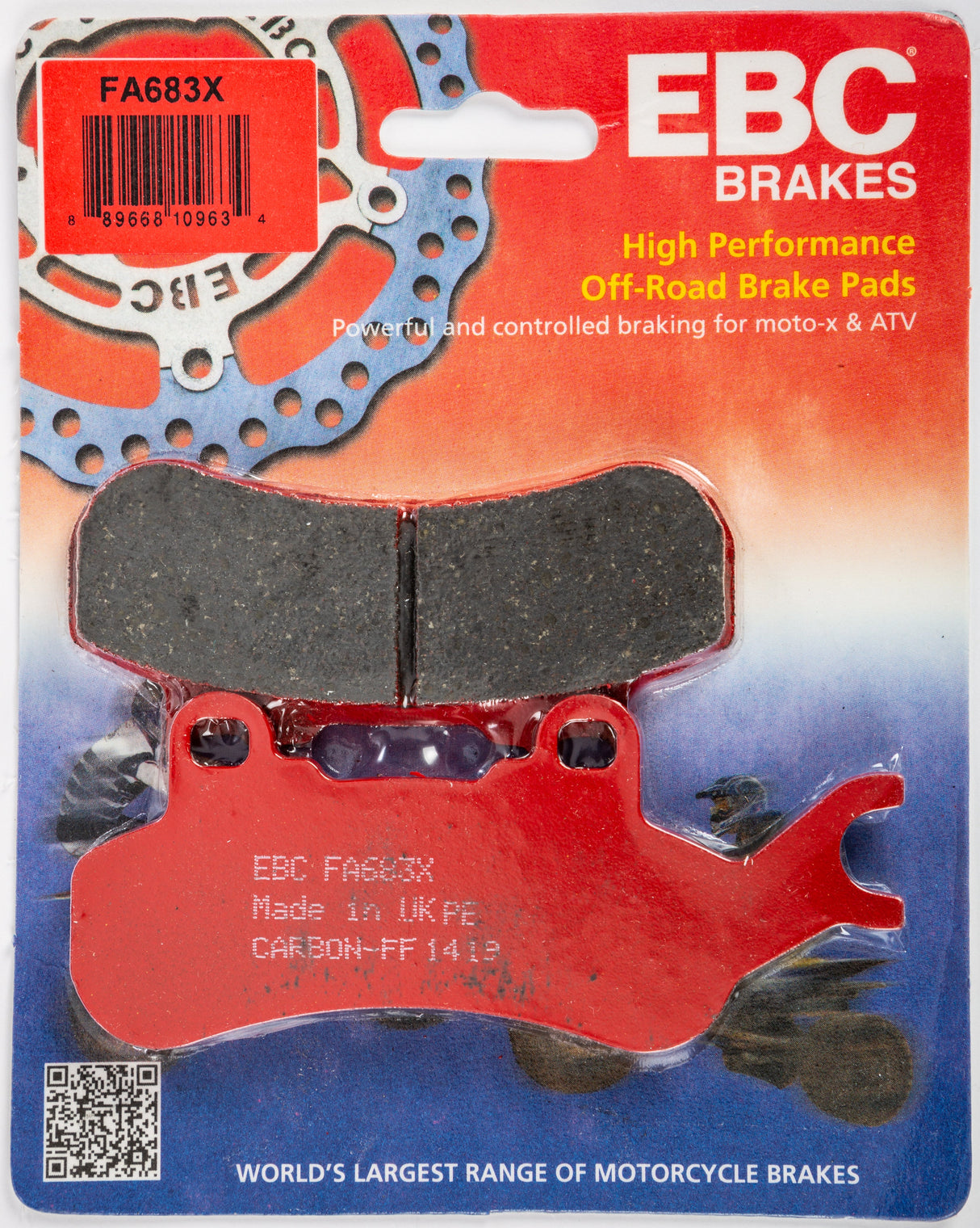 EBC Brake Pads Fa683x Carbon X Series FA683X