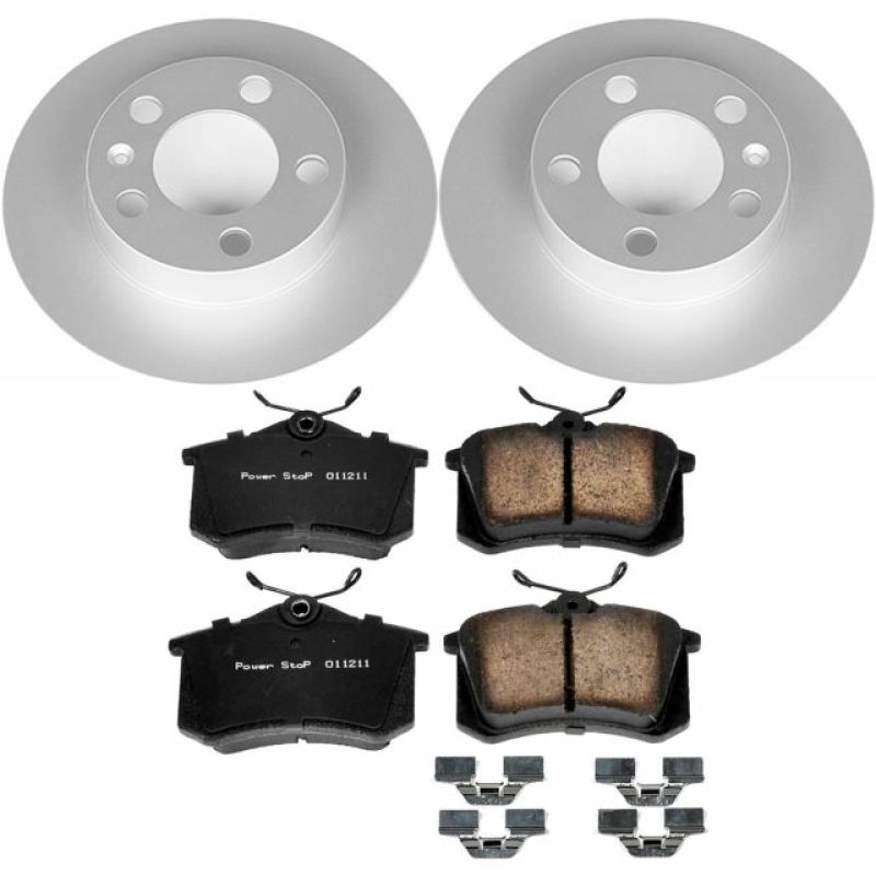 Power Stop 99-06 Audi TT Rear Z23 Evolution Sport Coated Brake Kit