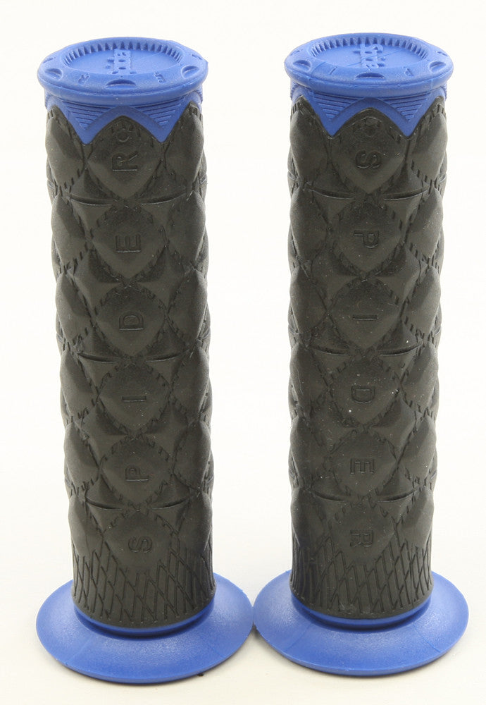 SPIDER Slim Line Slt Grips Blue/Black 7/8" SLT BL/B