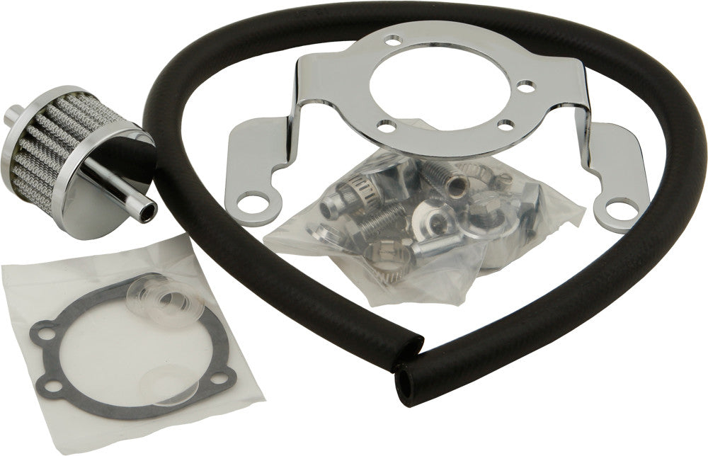 HARDDRIVE Bracket/Breather Kit Evo B/T Crank 120040