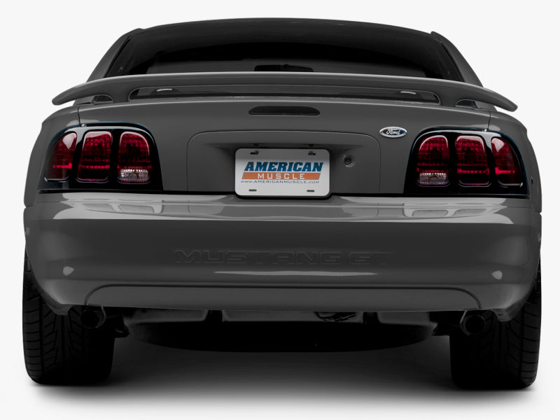 Raxiom 96-98 Ford Mustang Tail Lights- Black Housing (Smoked Lens) 49124