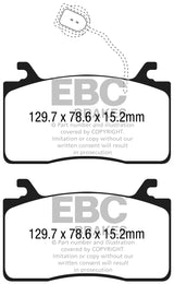 EBC 2016+ Alfa Romeo Guilia 2.0T Greenstuff Front Brake Pads DP22325