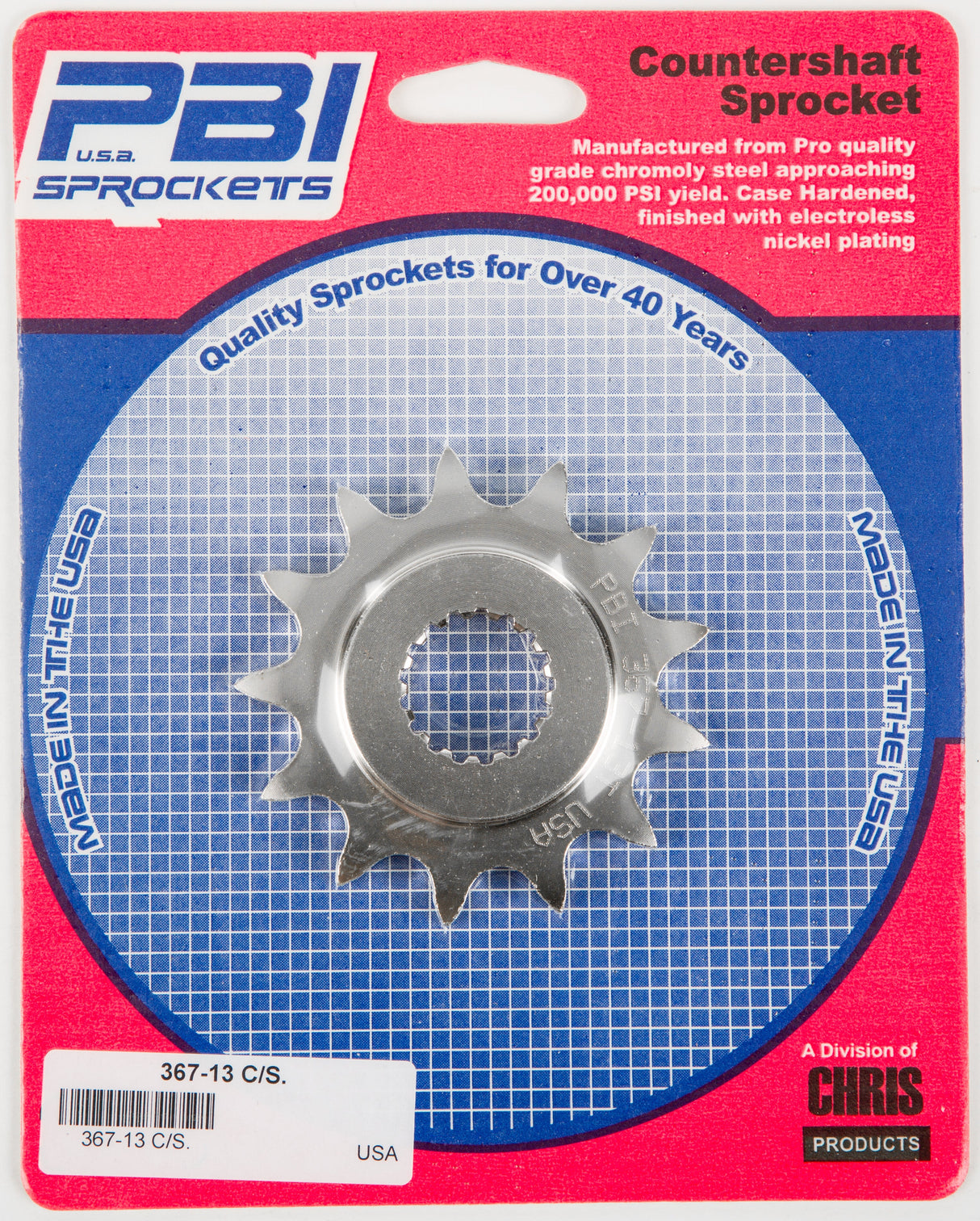 PBIFront Cs Sprocket Steel 13t-520 Hon367-13