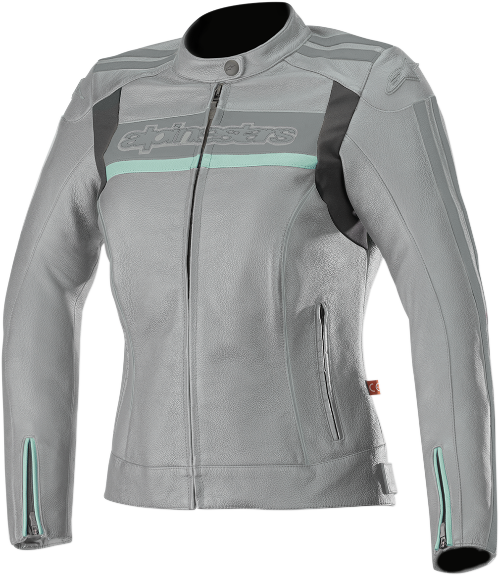 ALPINESTARS Stella Dyno v2 Jacket - Gray/Aqua - US 6 / EU 42 3112518-904-42