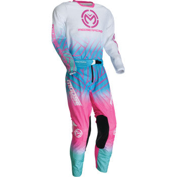MOOSE RACING Sahara Jersey - Pink/Blue/White - XL 29107959