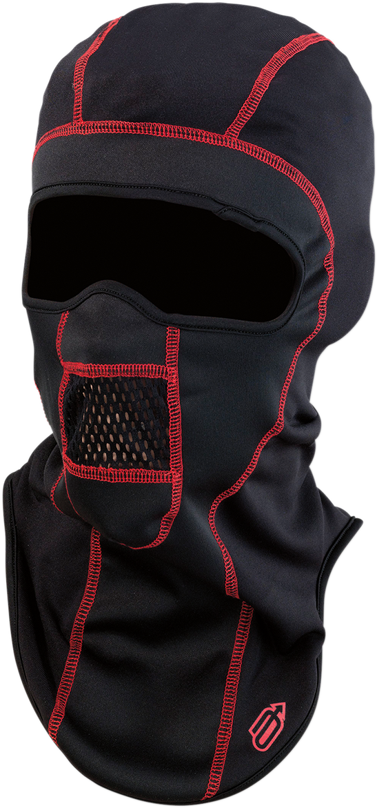 ARCTIVA Balaclava WindShield - Black/Red - Large/XL 2503-0373